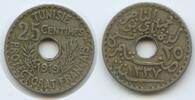 Tunesien Französisches Protektorat 25 Centimes G11517 - Muhammad al-Nasir Bey 1906-1922 Tunisia -