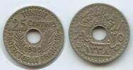 Tunesien Französisches Protektorat 25 Centimes G11515 - Muhammad al-Nasir Bey 1906-1922 Tunisia -