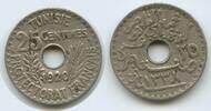 Tunesien Französisches Protektorat 25 Centimes G11516 - Muhammad al-Nasir Bey 1906-1922 Tunisia -