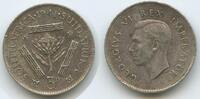 Südafrika 3 Pence Silber H1484 - King George VI. 1936-1952 South Africa -