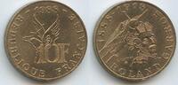 Frankreich 10 Francs G9215 - 100th Anniversary of birth of Roland Garros 1888-1988 France -