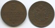 Österreich Ungarn Kaiserreich 3 Kreuzer G5281 - Franz Joseph I. 1848-1916 -