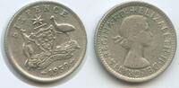 Australien Six Pence H1438 - Queen Elizabeth II. Australia -