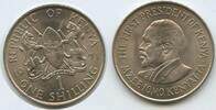 Kenia One Shilling (1 Shilling) G13277 - Präsident Mzee Jomo Kenyatta Kenya -