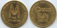 Vereinigten Staaten von Amerika USA Werbemedaille Souvenir Token GY1046 - Cladstone´s Los Angeles - The Rib joint Beverly Hills -