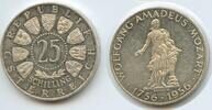 Österreich 2.Republik 25 Schilling H0739 - Wolfgang Amadeus Mozart 1756-1956 Austria Proof RAR -