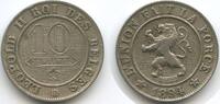 Belgien Königreich 10 Centimes G9017 - Des Belges Leopold II.1865-1909 Belgium Belgie -