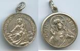 Religiöse Medaille Italien Wallfahrtsmedaille Pilgermedaille M#6680 - Virgo Carmeli - Cor Jesu Madonna -