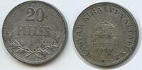 Ungarn Kaiserreich 20 Filler G5527 - Karl I. 1916-1918 Österreich -