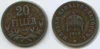Ungarn Kaiserreich 20 Filler G5537 - Karl I. 1916-1918 Österreich -