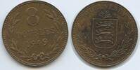 Guernsey 8 Doubles G7473 - British Dependency Georg VI. 1936-1952 Bailiwick of Guernsey -