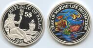 Palau 5 Dollars Silber PA011 - Year of Marine Life Protection Fische -