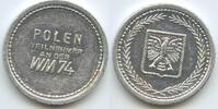 Bundesrepublik Deutschland - Polen Medaille G13357 - Fussball Weltmeisterschaft - Teilnehmer an der WM74 -