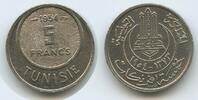 Tunesien Französisches Protektorat 5 Francs G15986 - Muhammad VIII. 1943-1957 Tunisia -