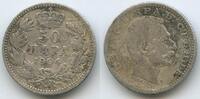 Serbien Königreich 50 Para Silber G2927 - Peter I. 1903-1918 Kingdome Serbia -