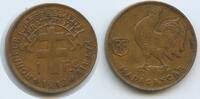 Madagaskar 1 Franc G1053 - Gallischer Hahn Madagascar Repoblikan’i Madagasikara -