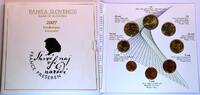 Slowenien Offizieller Euro Kursmünzensatz KMS GN1117 - Eurocoins - Coin Mint Set - Bank of Slovenia -