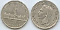Kanada Canada 1 Dollar Silber H1005 - Visit of His Majesty King George VI. and future Majesty Queen Elizabeth -