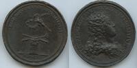 Frankreich Lothringen Lorraine Elsass Eisenmedaille Guss GX708 - Leopold I. 1690-1729 - Ferdinand De Saint-Urbain -
