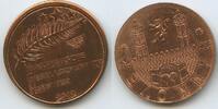 Deutschland Bundesrepublik Niedersachsen Medaille in Kupfer GX1452 - Numismatische Gesellschaft zu Hannover - Frohes Fest -