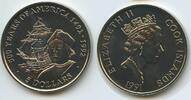 Cook Inseln 5 Dollars GS1149 - Columbus Discovery of America 1492 Cook Islands -