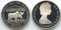 Kanada 1 Dollar M#2021 - National Parks Elch Silber Canada -