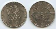 Polen 10 Zlotych G8779 - Atlantic turbot fish Poland Polskich -