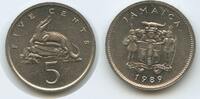 Jamaika 5 Cents G2795 - Krokodil Crocodile Jamaica -