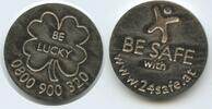 Österreich - Tschechien Glücksbringer Glücksmünze Neujahrsmünze L2593 - Be Safe with 24SAFE.at - Be Lucky - Glücksklee -