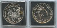 Großbritannien Great Britain United Kingdom 2 Pounds 1 Unze Silber (W16) GS551 - Chinese Lunar Year - Year of the Rooster - Elisabeth II. 1952-2022 -