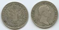 Österreich Böhmen Prag 20 Kreuzer Silber G5973 - RAR Franz II. 1792-1835 Austria -