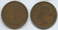 Straits Settlements Singapur Malaysia 1 Cent G6158 - Queen Victoria 1837-1901 British Crown colony -