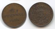 Bayern 1 Pfennig G14372 - Ludwig I. 1825-1848 Kingdom of Bavaria -