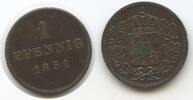 Bayern 1 Pfennig G14385 - Maximilian II. 1848-1864 Kingdom of Bavaria -