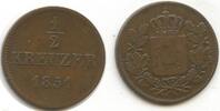 Bayern ½ Kreuzer G6814 - Maximilian II. 1848-1864 Kingdom of Bavaria -