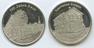 Deutschland Bundesrepublik Nordrhein-Westfalen Medaille M#5811 - Sparkasse Siegen Geschäftsstelle Deuz - 700 Jahre Deuz 1290-1990 -