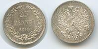 Finnland 25 Penniä Silber H1496 - Nikolaus II. 1894-1917 Finland -