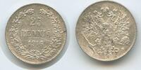 Finnland 25 Penniä Silber H1494 - Nikolaus II. 1894-1917 Finland -