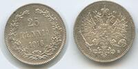 Finnland 25 Penniä Silber H1497 - Nikolaus II. 1894-1917 Finland -