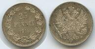 Finnland 25 Penniä Silber H1499 - Nikolaus II. 1894-1917 Finland -