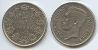 Belgien EEN Belga - 5 Frank (5 Francs) G9066 - DER BELGEN - Albert Roi des Belges Belgium -