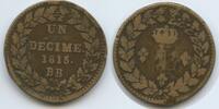Frankreich Belagerung Straßburg Un Decime G1810 - Ludwig XVIII. Blocus de Strasbourg France -