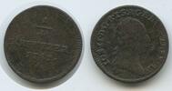 RDR Österreich ¼ Kreuzer G5079 - Joseph II. 1764-1790 Vienna Austria -