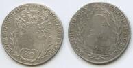 RDR Österreich 20 Kreuzer Silber G5811 - Joseph II. 1764-1790 Vienna Austria -