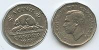 Kanada 5 Cents G6479 - Biber Georg VI. 1936-1952 Canada -