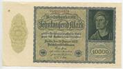 Deutsches Reich Weimar 10.000 Mark Reichsbanknote GB478 - Reichsbanknote Paper Money Germany Albrecht Dürer -