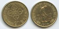 Bhutan 20 Chetrums G6119 - FAO - Food for All Jigme Singye Wangchuk -