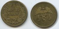 Deutschland Nürnberg Spielmarke Rechenpfennig Jeton G13720 - Adler-Hermesstab (Äskulapstab oder Asklepiosstab) Caduceus -