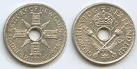 Britisch Neuguinea 1 Shilling Silber G12936 - New Guinea King George VI. 1936-1952 -
