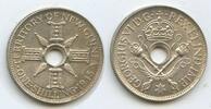 Britisch Neuguinea 1 Shilling Silber G12927 - New Guinea King George VI. 1936-1952 -